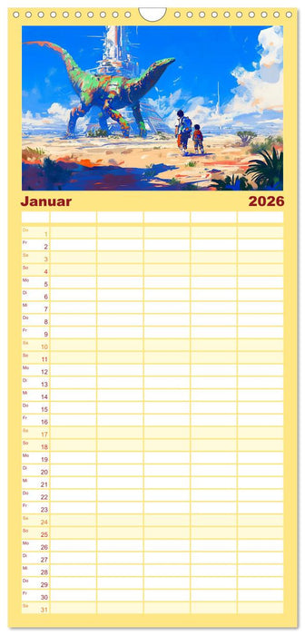 Die Zukunft wird richtig cool (CALVENDO Familienplaner 2026)