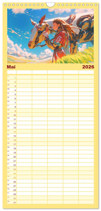 Die Zukunft wird richtig cool (CALVENDO Familienplaner 2026)