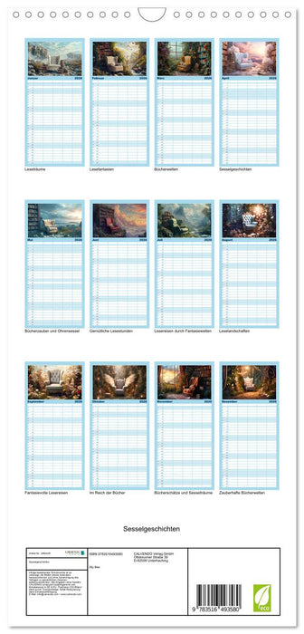 Sesselgeschichten (CALVENDO Familienplaner 2026)