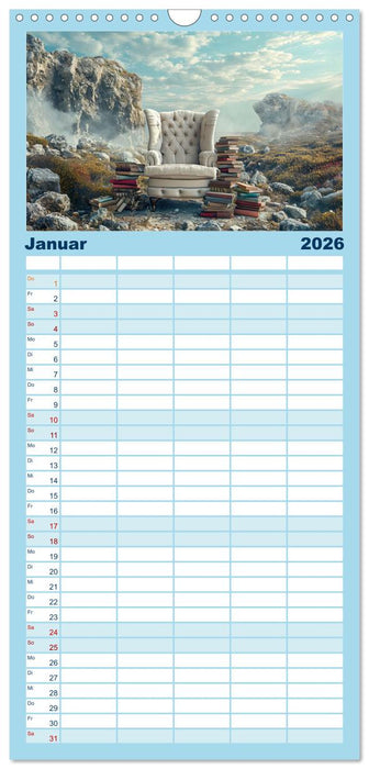 Sesselgeschichten (CALVENDO Familienplaner 2026)