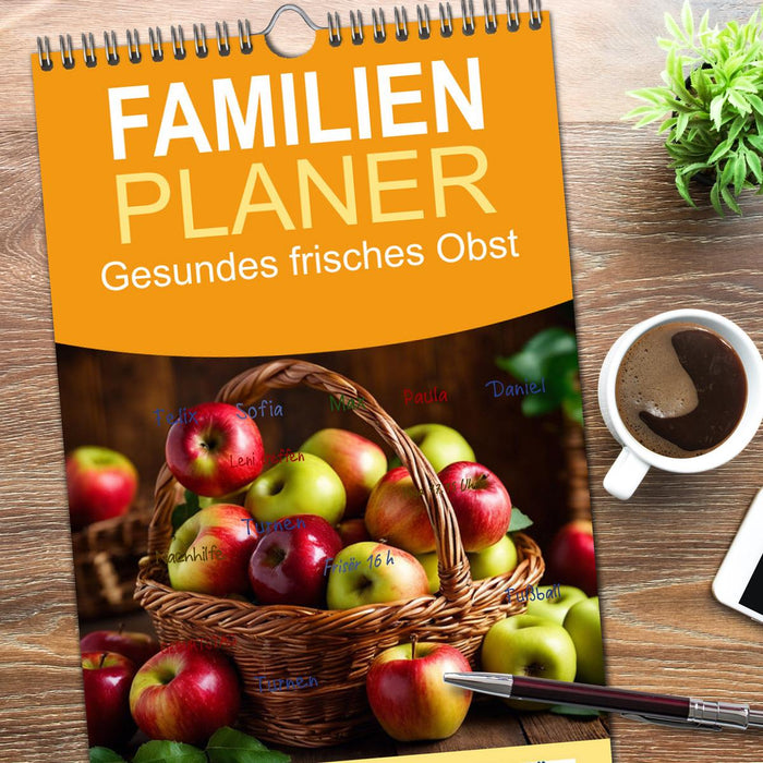 Gesundes frisches Obst (CALVENDO Familienplaner 2026)