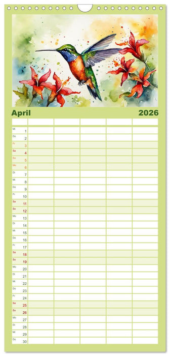 Schillernde Edelsteine (CALVENDO Familienplaner 2026)