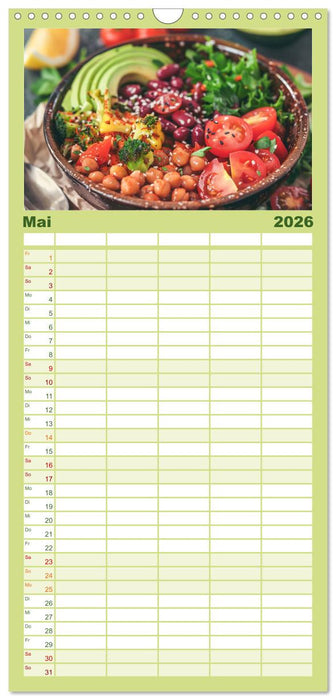 Mediterrane Küche (CALVENDO Familienplaner 2026)
