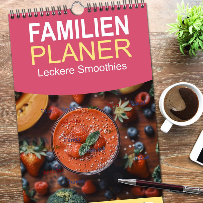 Leckere Smoothies (CALVENDO Familienplaner 2026)