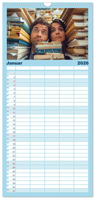 Ich liebe jeden Tag im Büro (CALVENDO Familienplaner 2026)