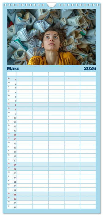 Ich liebe jeden Tag im Büro (CALVENDO Familienplaner 2026)