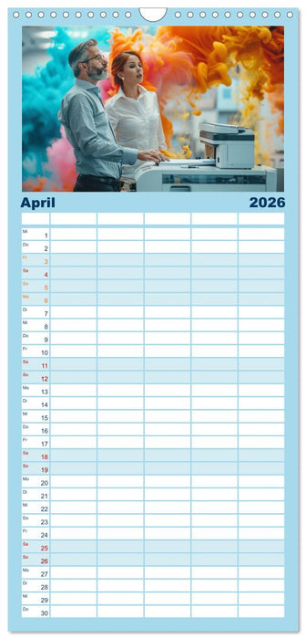 Ich liebe jeden Tag im Büro (CALVENDO Familienplaner 2026)