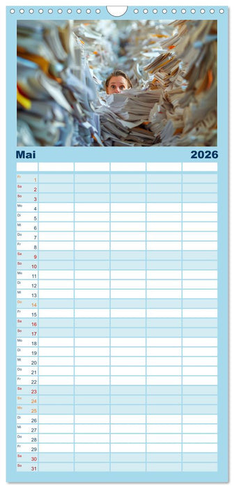 Ich liebe jeden Tag im Büro (CALVENDO Familienplaner 2026)