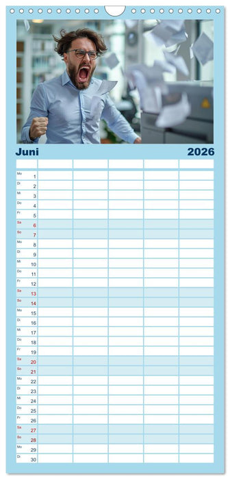 Ich liebe jeden Tag im Büro (CALVENDO Familienplaner 2026)