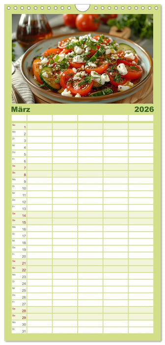 Vitamine im Überfluss (CALVENDO Familienplaner 2026)