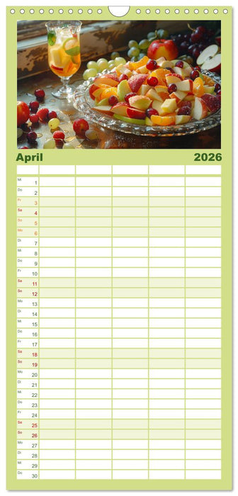 Vitamine im Überfluss (CALVENDO Familienplaner 2026)