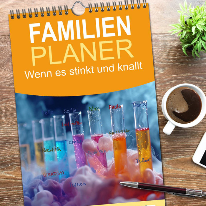 Wenn es stinkt und knallt (CALVENDO Familienplaner 2026)