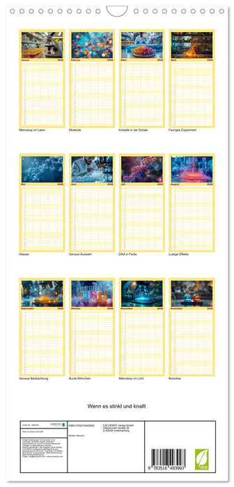 Wenn es stinkt und knallt (CALVENDO Familienplaner 2026)