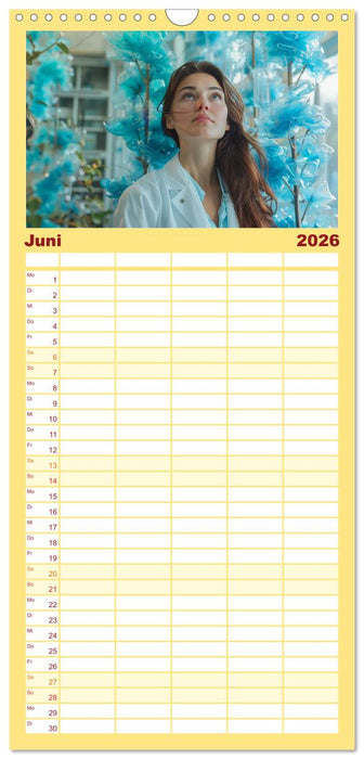 Montag im Labor (CALVENDO Familienplaner 2026)