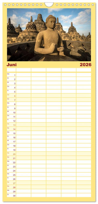 Siddhartha Gautama - Buddha (CALVENDO Familienplaner 2026)