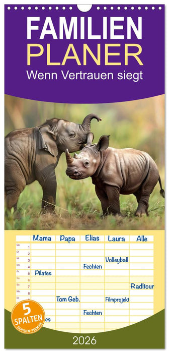 Wenn Vertrauen siegt (CALVENDO Familienplaner 2026)
