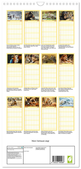 Wenn Vertrauen siegt (CALVENDO Familienplaner 2026)