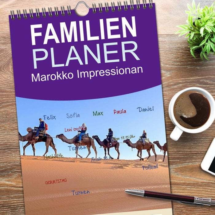 Marokko Impressionan (CALVENDO Familienplaner 2026)
