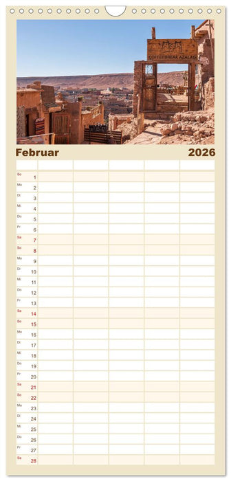 Marokko Impressionan (CALVENDO Familienplaner 2026)