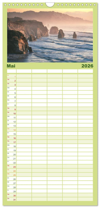 Neuseeland - Traumreise ans Ende der Welt (CALVENDO Familienplaner 2026)