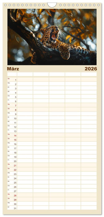 Ansteckend müde! (CALVENDO Familienplaner 2026)