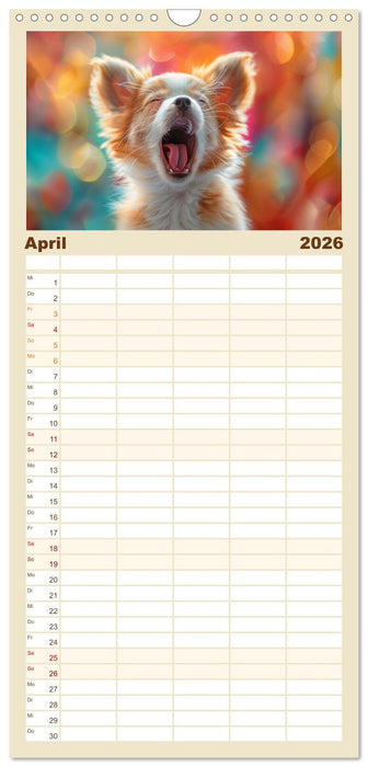 Ansteckend müde! (CALVENDO Familienplaner 2026)