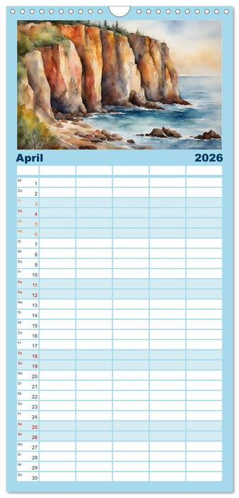 Facetten des Meeres (CALVENDO Familienplaner 2026)