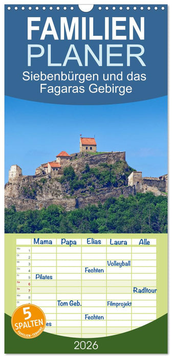 Siebenbürgen und das Fagaras Gebirge (CALVENDO Familienplaner 2026)