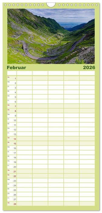 Siebenbürgen und das Fagaras Gebirge (CALVENDO Familienplaner 2026)