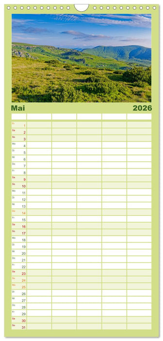 Siebenbürgen und das Fagaras Gebirge (CALVENDO Familienplaner 2026)