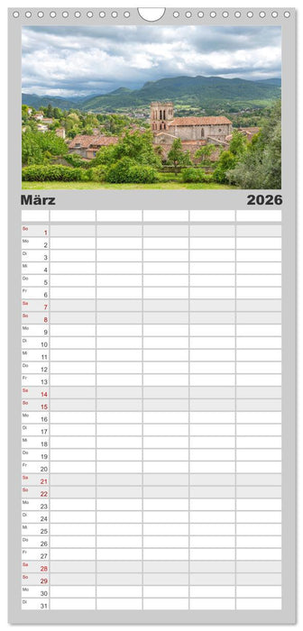 Midi-Pyrénées (CALVENDO Familienplaner 2026)