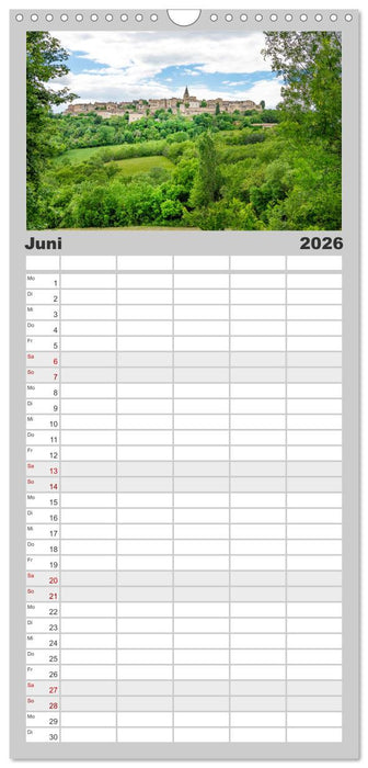 Midi-Pyrénées (CALVENDO Familienplaner 2026)