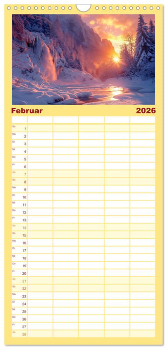 Wo Wasser und Magie sich vereinen (CALVENDO Familienplaner 2026)