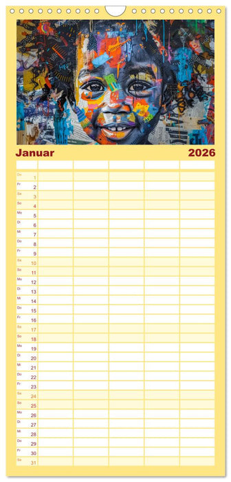 Die Sprache des Friedens (CALVENDO Familienplaner 2026)