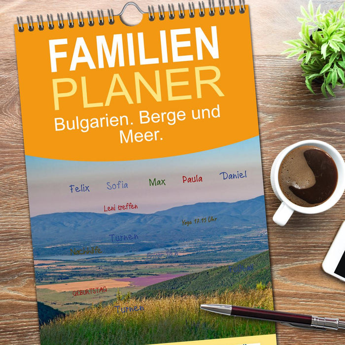 Bulgarien. Berge und Meer. (CALVENDO Familienplaner 2026)