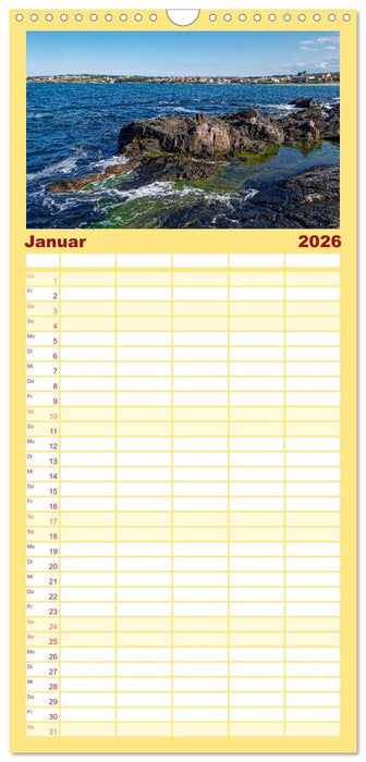 Bulgarien. Berge und Meer. (CALVENDO Familienplaner 2026)