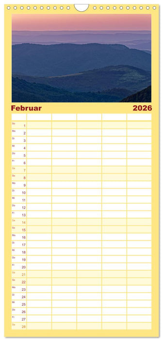 Bulgarien. Berge und Meer. (CALVENDO Familienplaner 2026)