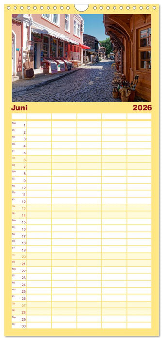 Bulgarien. Berge und Meer. (CALVENDO Familienplaner 2026)