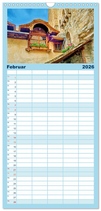 Montreux - ein Juwel am Ufer des Genfersees (CALVENDO Familienplaner 2026)