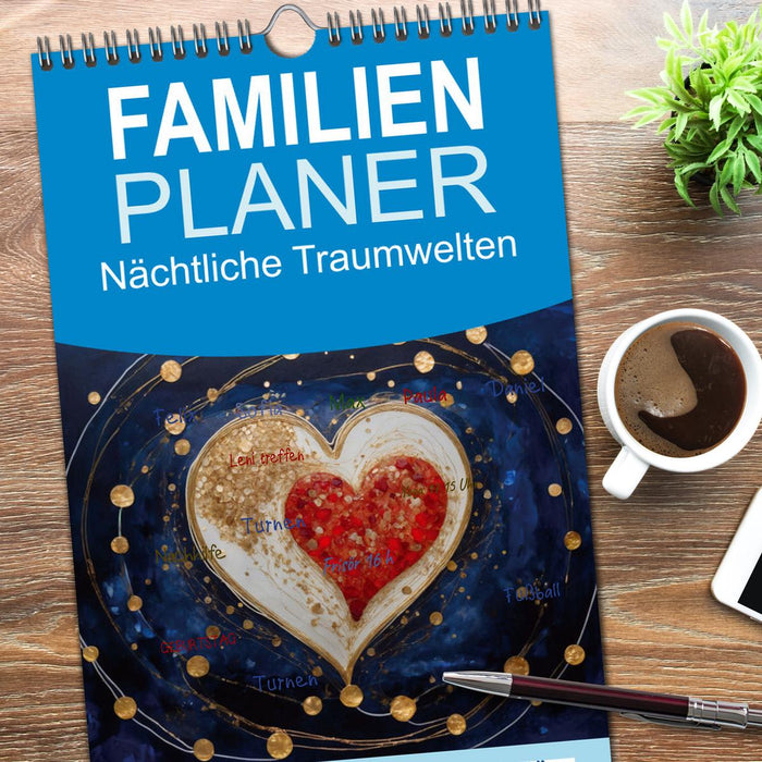 Nächtliche Traumwelten (CALVENDO Familienplaner 2026)