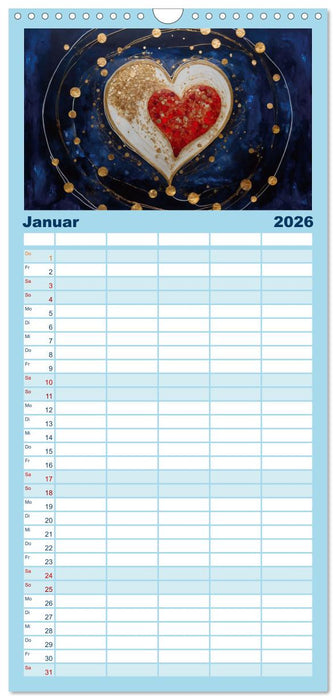 Nächtliche Traumwelten (CALVENDO Familienplaner 2026)