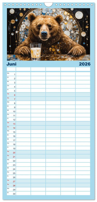 Nächtliche Traumwelten (CALVENDO Familienplaner 2026)