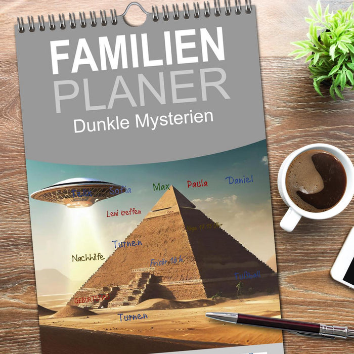 Dunkle Mysterien (CALVENDO Familienplaner 2026)