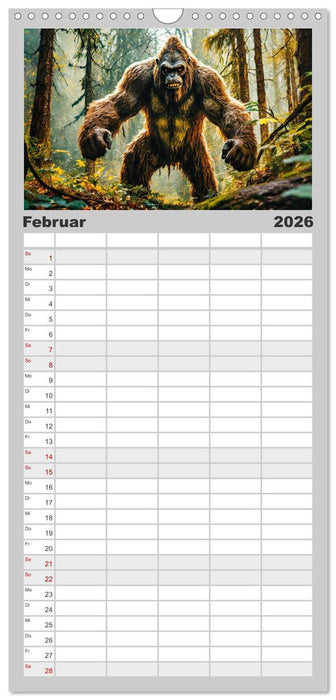 Dunkle Mysterien (CALVENDO Familienplaner 2026)