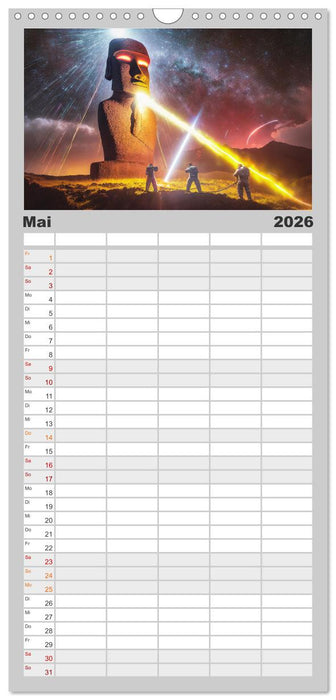 Dunkle Mysterien (CALVENDO Familienplaner 2026)