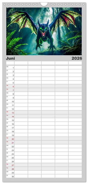 Dunkle Mysterien (CALVENDO Familienplaner 2026)