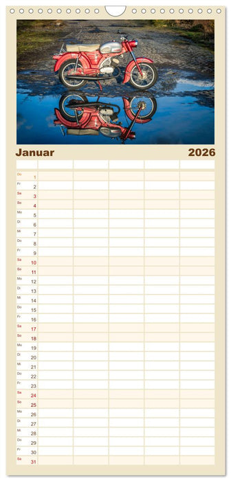 Zündapp-Träume (CALVENDO Familienplaner 2026)