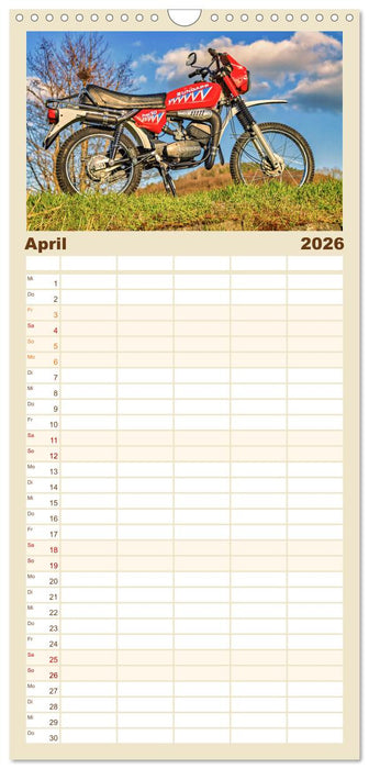 Zündapp-Träume (CALVENDO Familienplaner 2026)