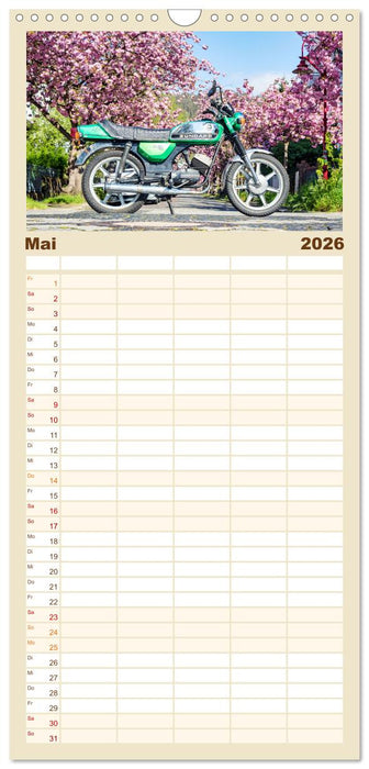 Zündapp-Träume (CALVENDO Familienplaner 2026)