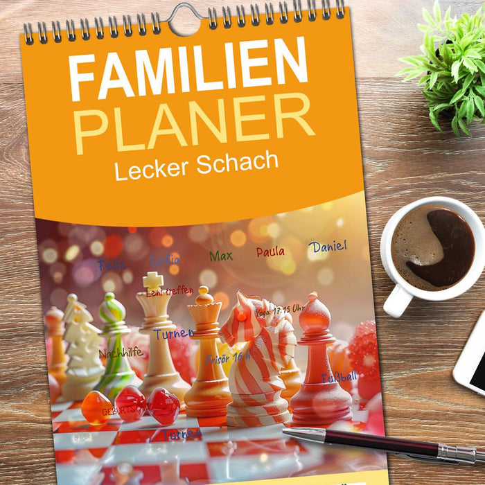 Lecker Schach (CALVENDO Familienplaner 2026)